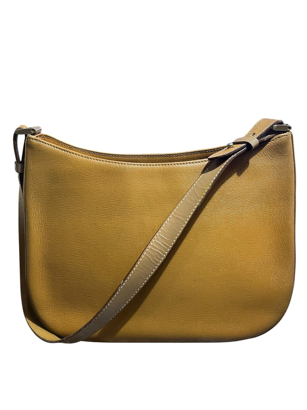 Burberry Leather Shoulder Hobo Bag With Nova Check Interior Authentic - Picture 3 of 17